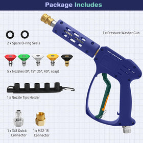 YeewayVeh foam cannon-compatible nozzle, ideal for car detailing.