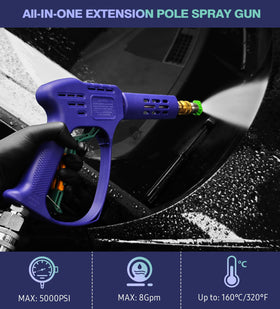 YeewayVeh universal quick-connect fittings, easy swap for different tools.