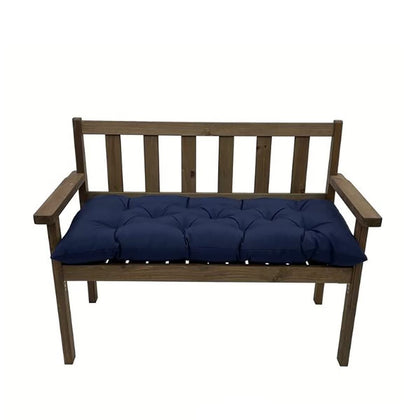 Yefound navy blue outdoor chair cushion adds comfort on 40x20 benches, weather-resistant.
