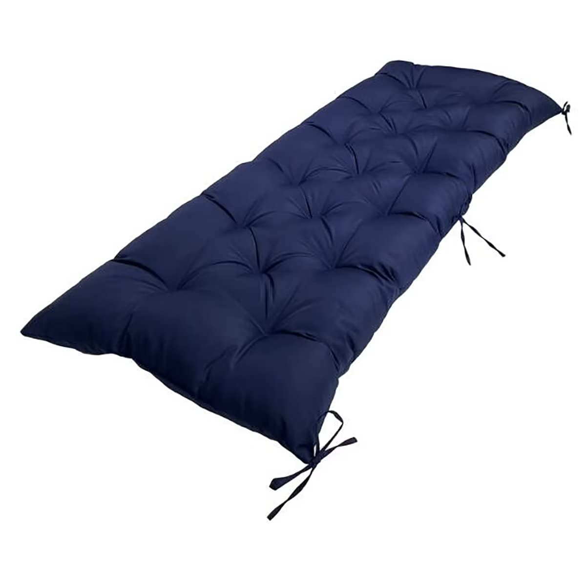 Yefound navy cushion on chair is easy to clean with a damp cloth.