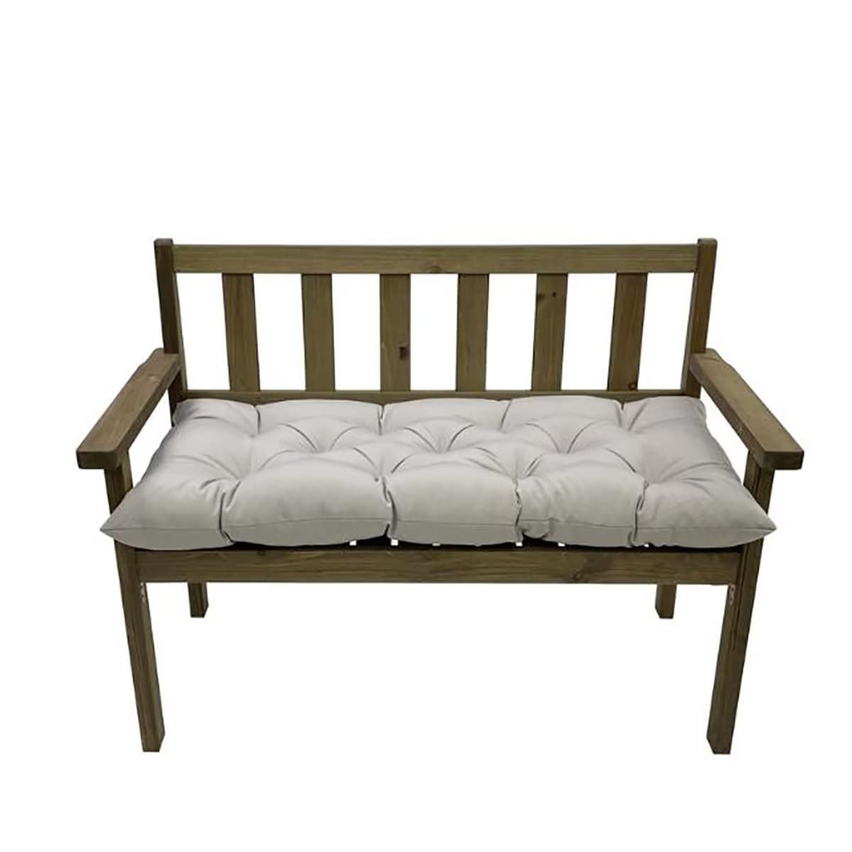 Yefound waterproof swing cushion 40x20 on an outdoor bench offering weather-ready seating