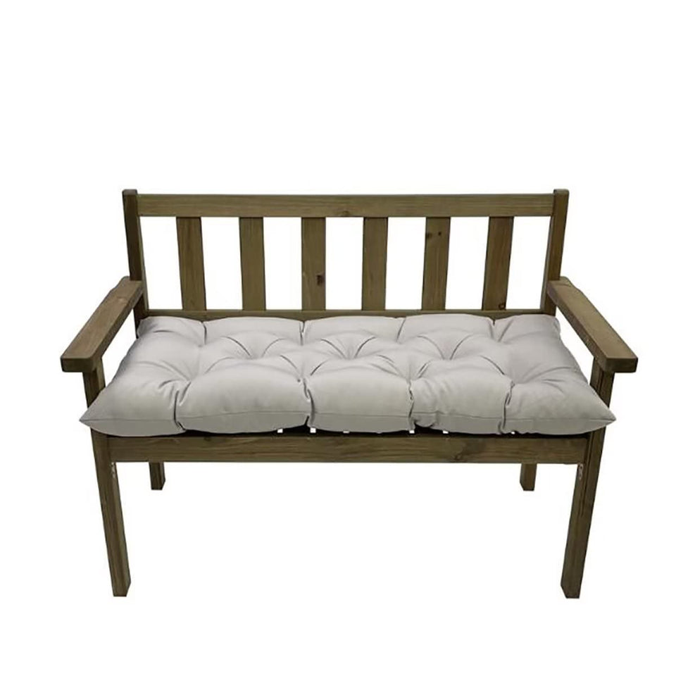 Yefound waterproof swing cushion 40x20 on an outdoor bench offering weather-ready seating