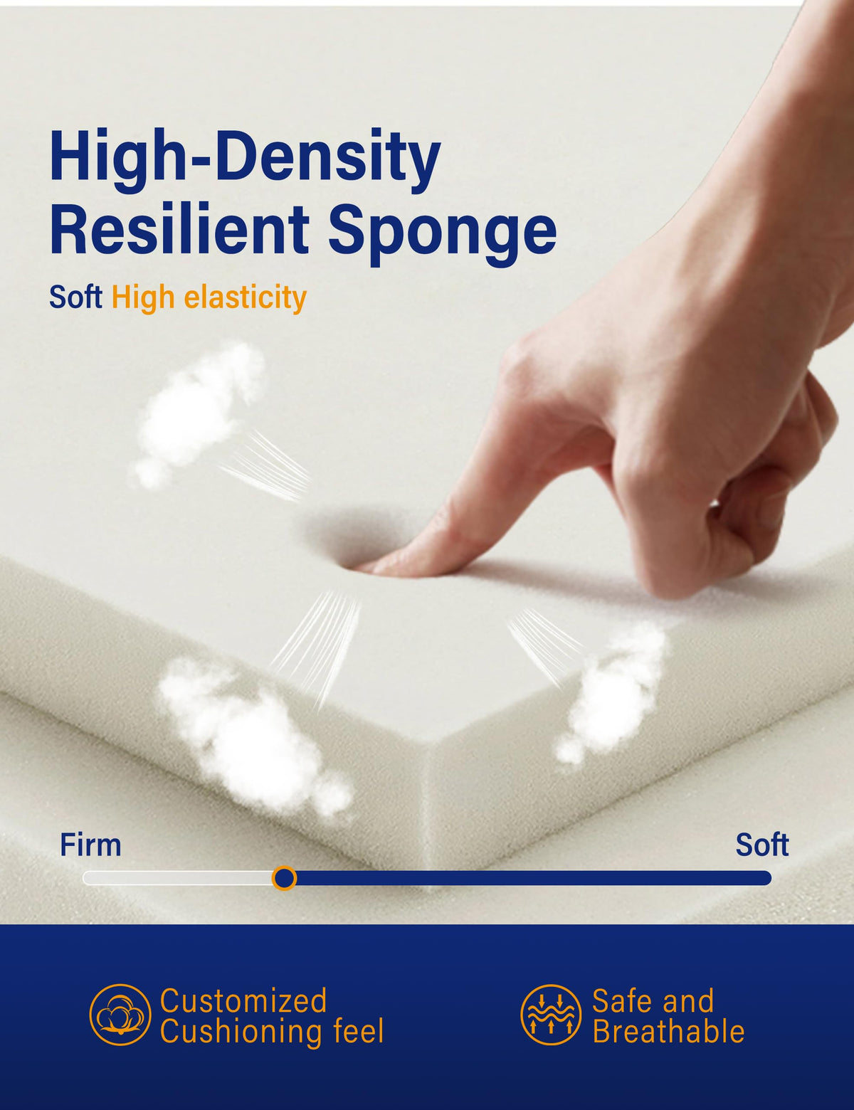 YEFU cushion dimensions 19.7 by 18.9 inches for a snug fit.