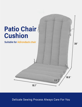 YEFU cushion shows non-slip straps securing it to outdoor furniture.