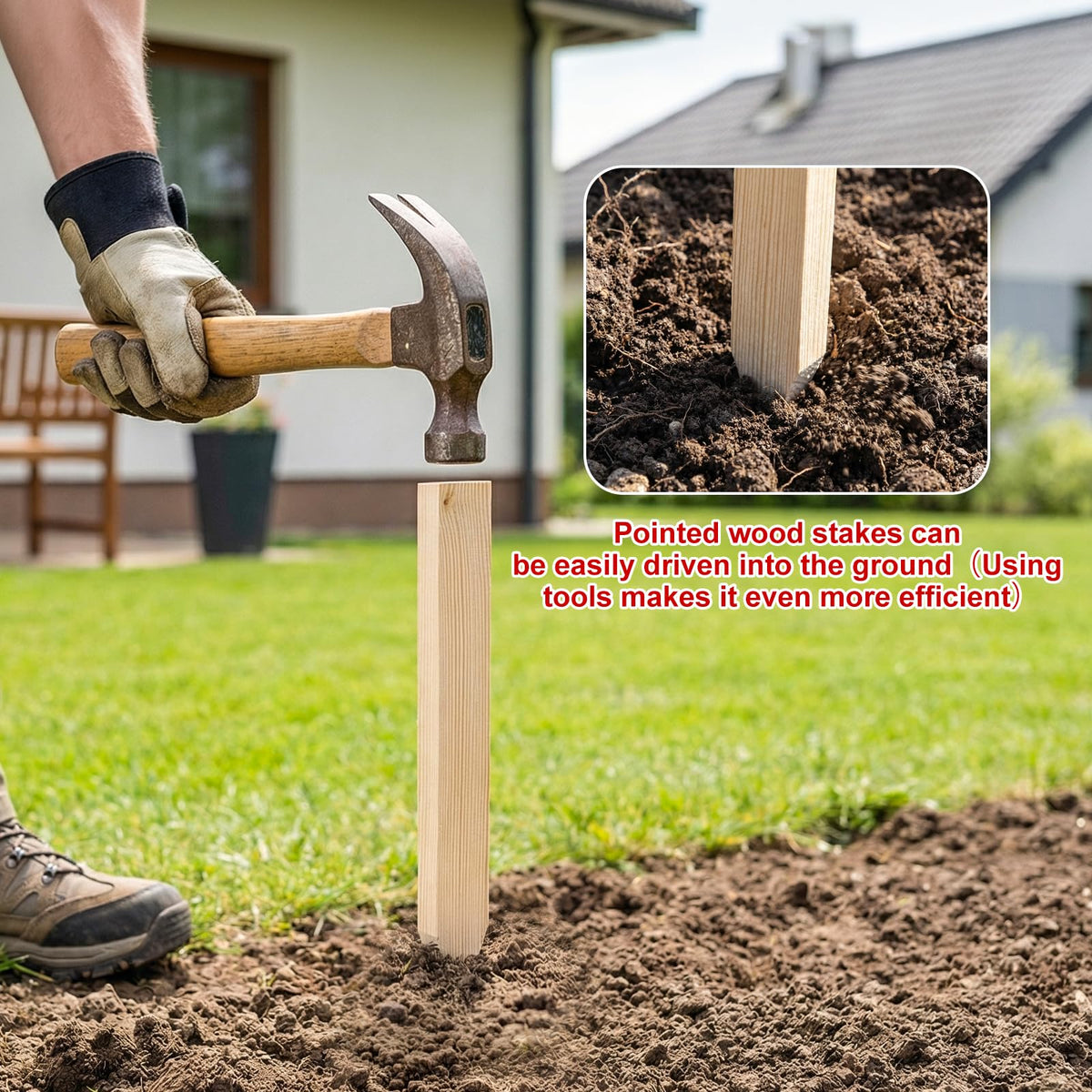 Yeghujar baseline-survey stakes assist precise layout and marking