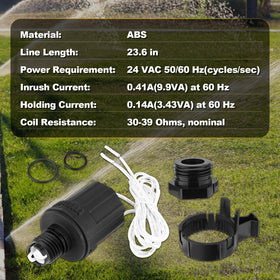 YEHERIT solenoid kit installation instructions included for easy, tool-free maintenance