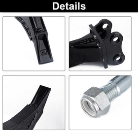 Yeipower ripper black coating guards against rust in tough sites.