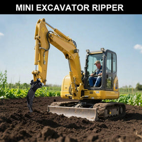 Yeipower mini excavator ripper in action delivering quick digging.