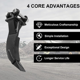 Yeipower manganese steel ripper construction for lasting durability.