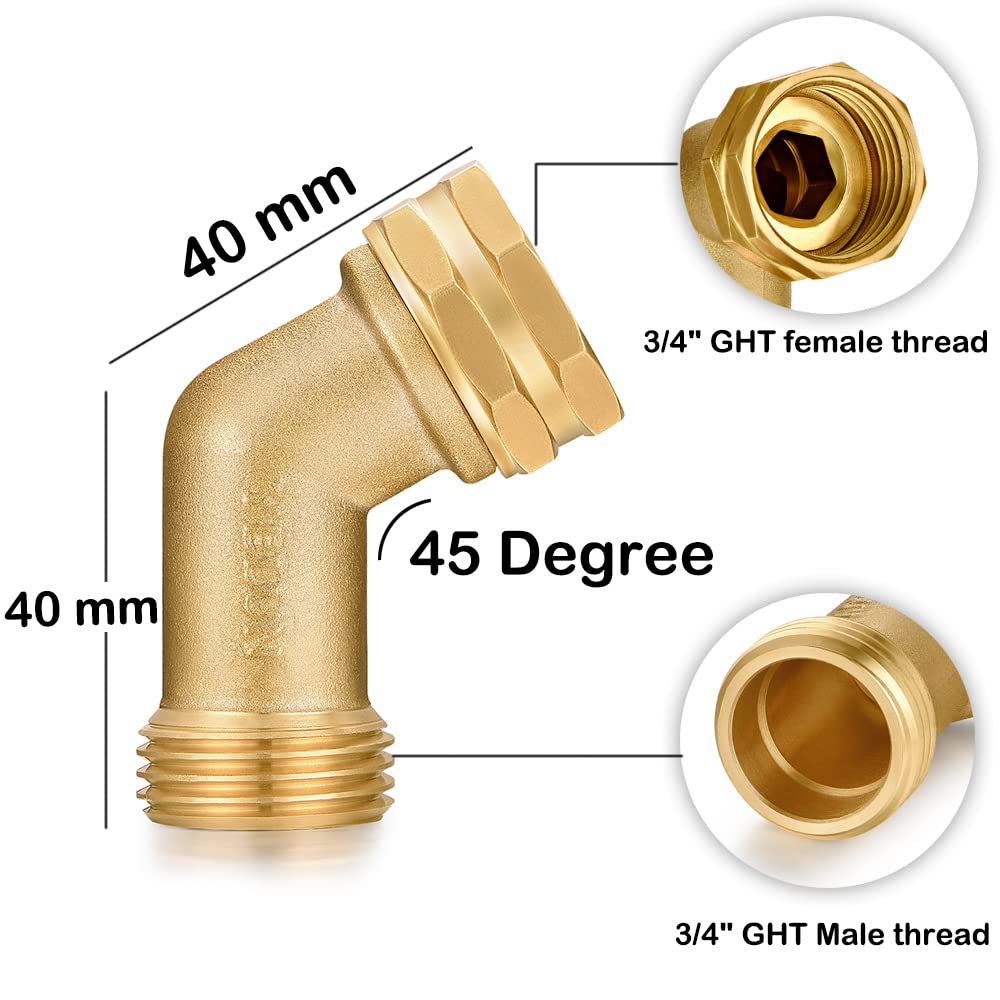 YELUN brass 3-4 FHT hose connector for durable outdoor connections
