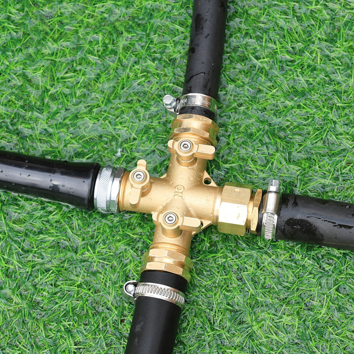 Includes washers and sealing tape for leak-free connections