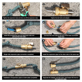 Ergonomic brass shut-off valve handle from YELUN enables easy flow adjustment