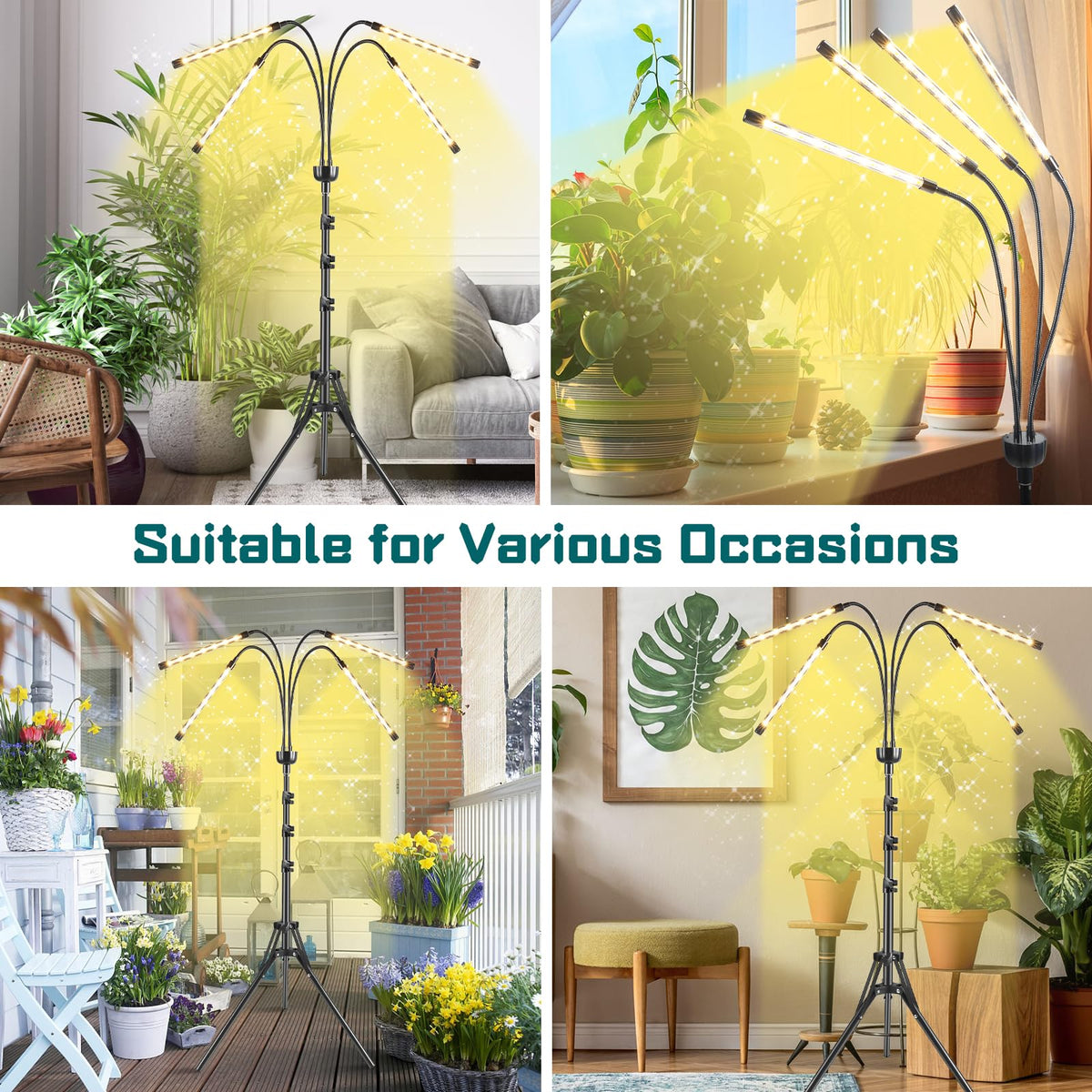 Yentbokj grow light ideal for hydroponics, greenhouses, and office use