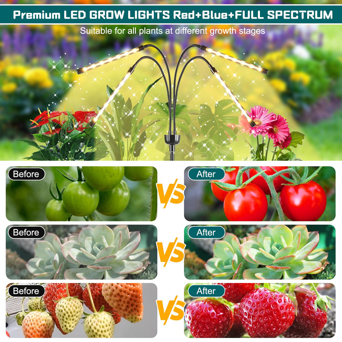 Yentbokj LED heads can be controlled independently for customized lighting