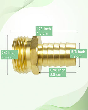 YEOAUM brass male couplings provide reliable hose end fittings.