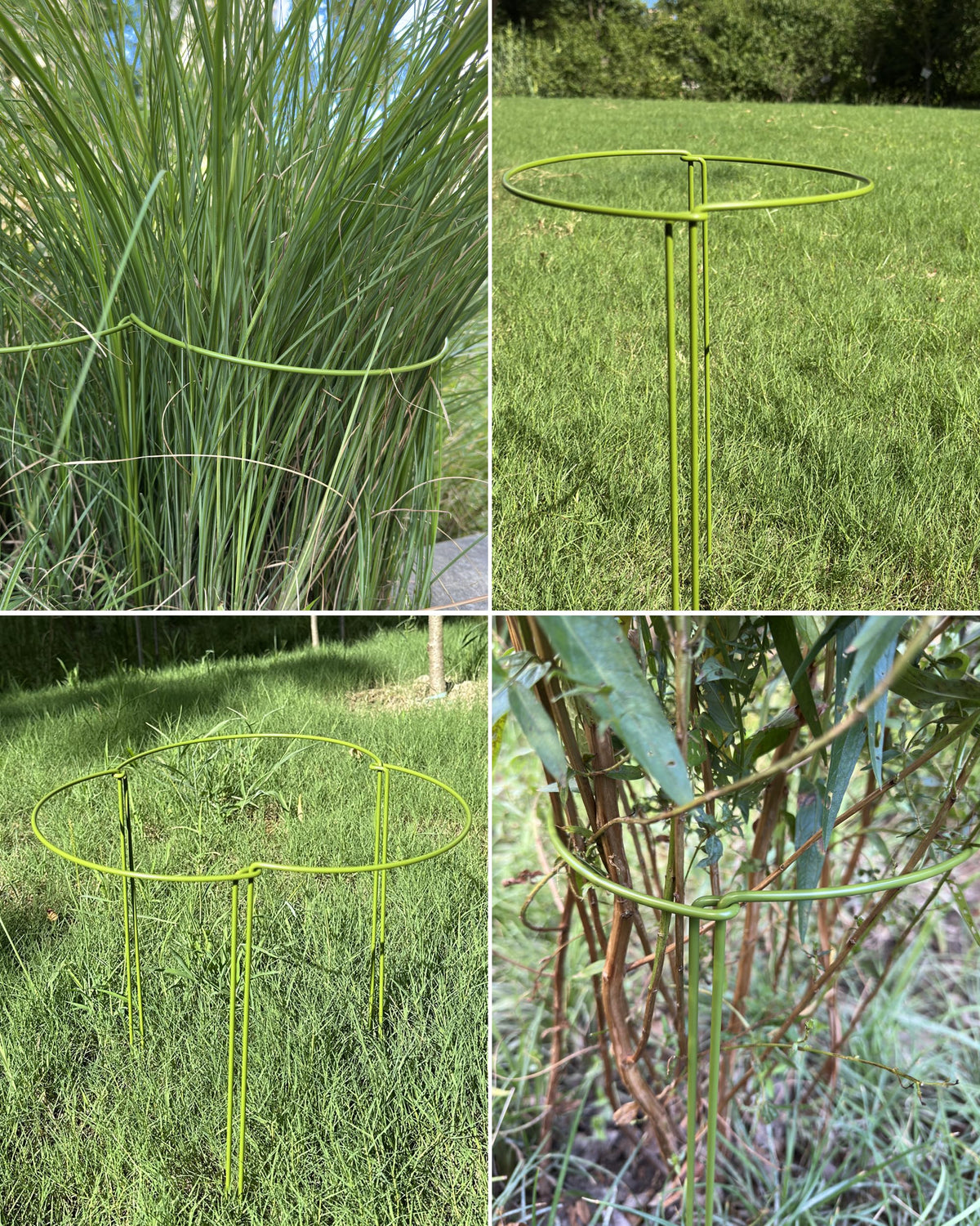 YEOAUM half-ring design offers adjustable indoor plant support.
