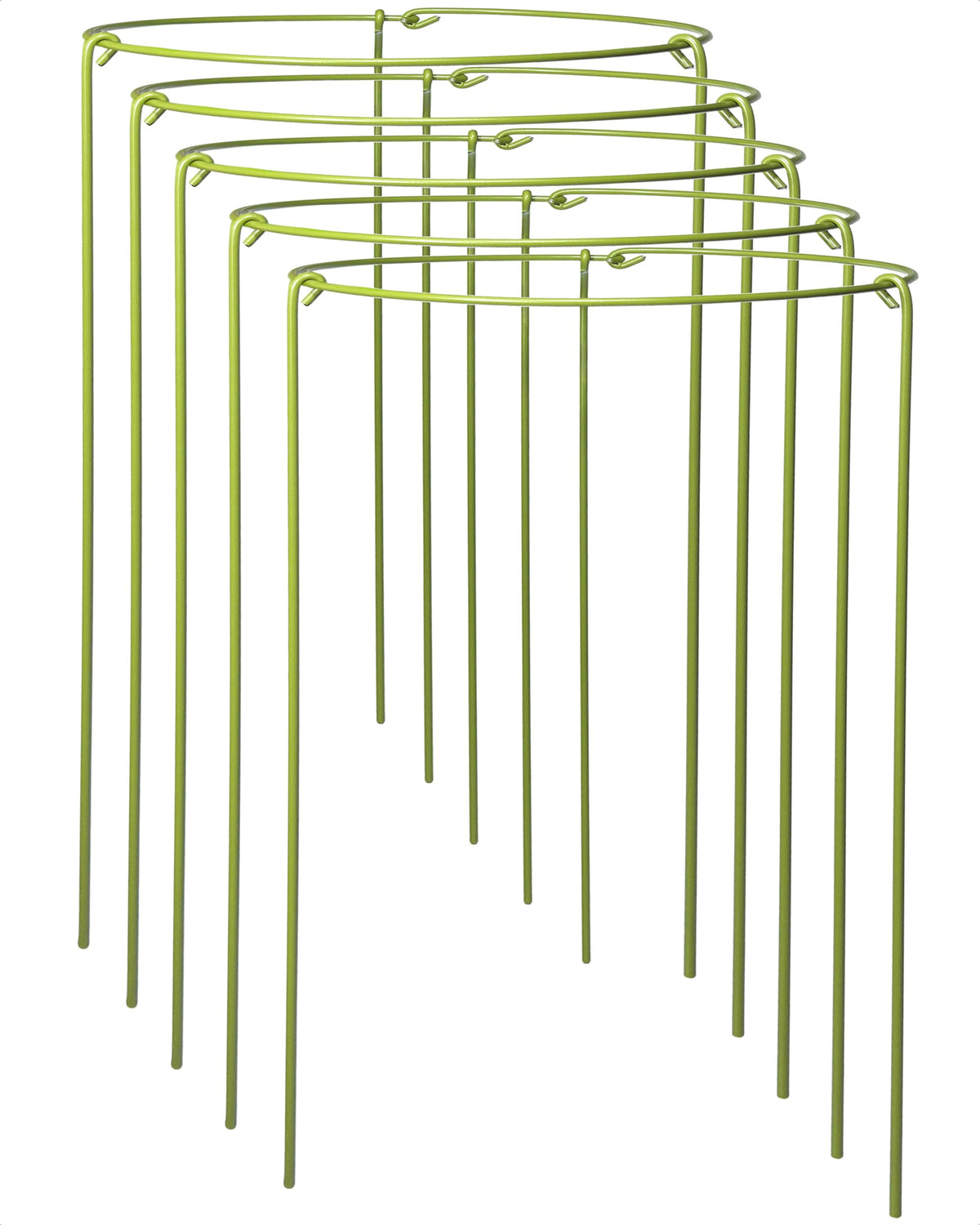 YEOAUM heavy-duty plant stake 5-pack provides strong support for top-heavy blooms
