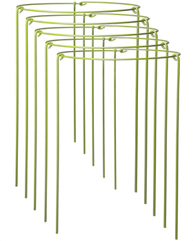 YEOAUM heavy-duty plant stake 5-pack provides strong support for top-heavy blooms
