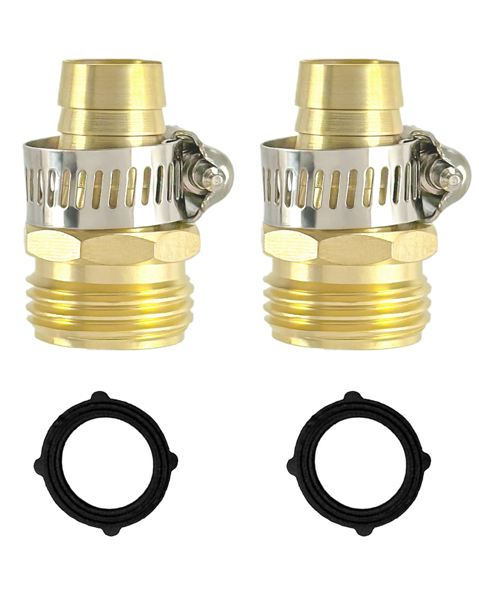 YEOAUM repair kit brass male quick-connect for durable hose end repairs.