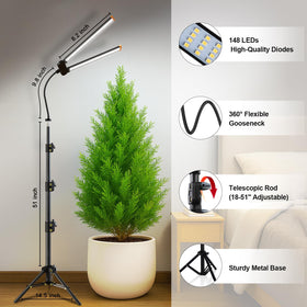 YEOLEH energy-efficient 20W LED for indoor plant growth