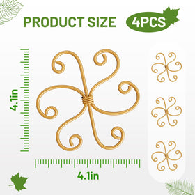 Yeomant iron plant stakes provide durable rust resistant support for indoor plants