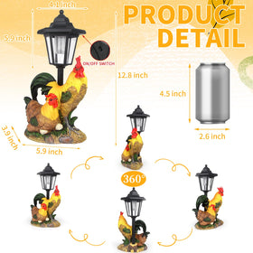 YEPOTUE solar panel powers daily lighting for evenings.