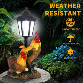 YEPOTUE UV-protected resin finish resists weather and fading.