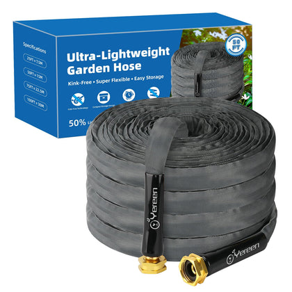 Yereen flat hose ultra-lightweight for effortless gardening and cleaning tasks