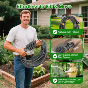Yereen hose compact storage and easy coil after use