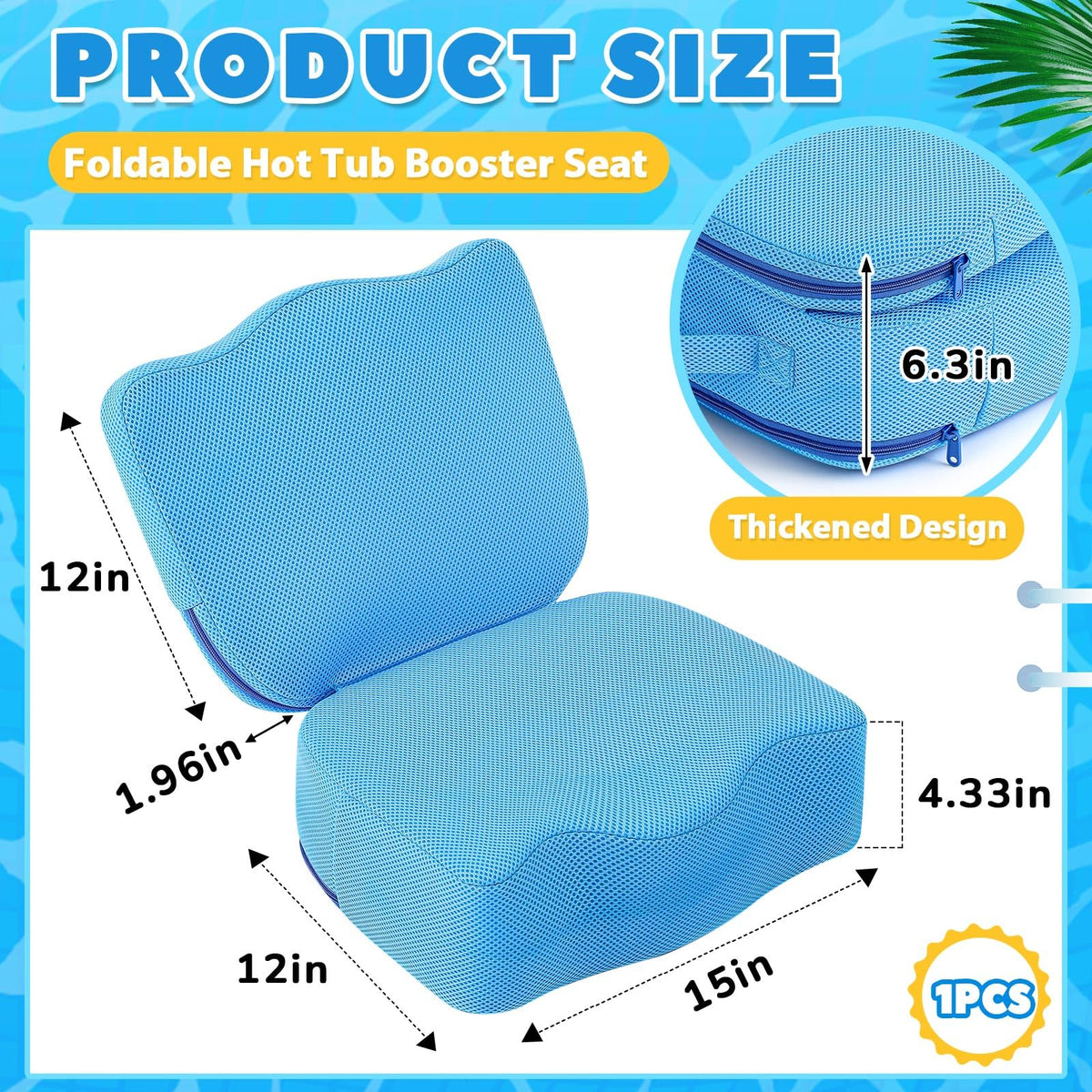 Yerliker 3D mesh sinking-design cushion stays submerged for stable seating.