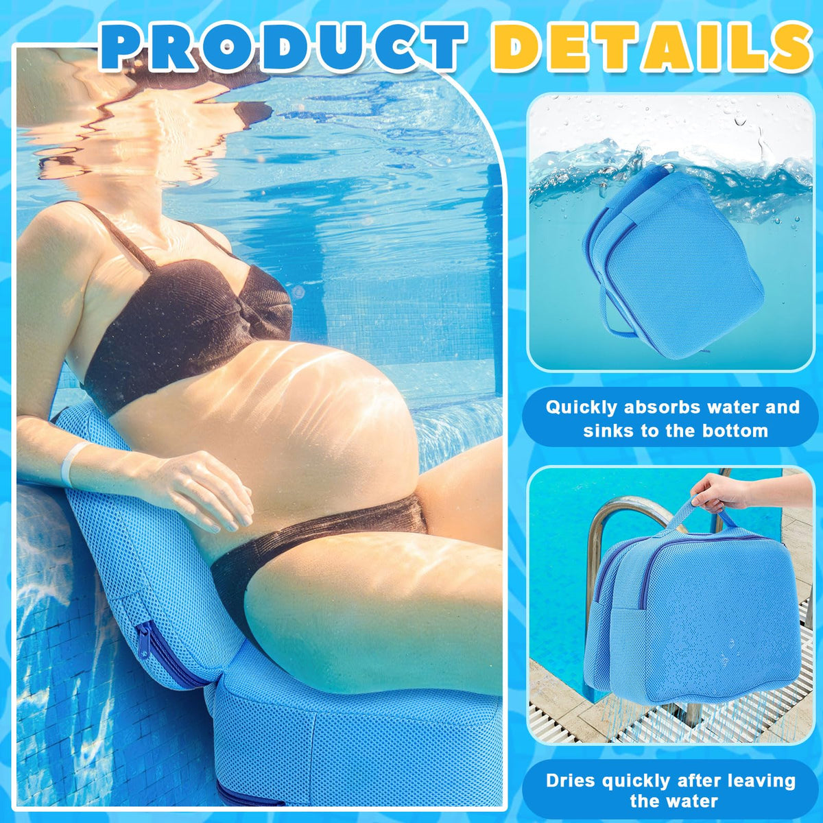 Yerliker portable booster seat with carry handle for easy transport.