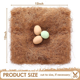 Yerliker nesting pad stackable design for easy setup in any coop.