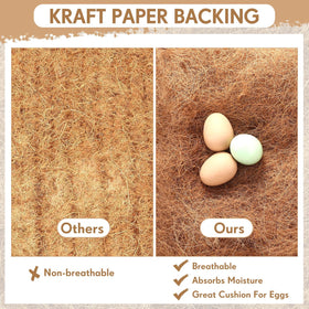 Yerliker easy egg collection with nest pads elevates eggs for tidy pickup
