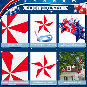Yerliker double-sided star sign enhances visibility from both sides for outdoor displays