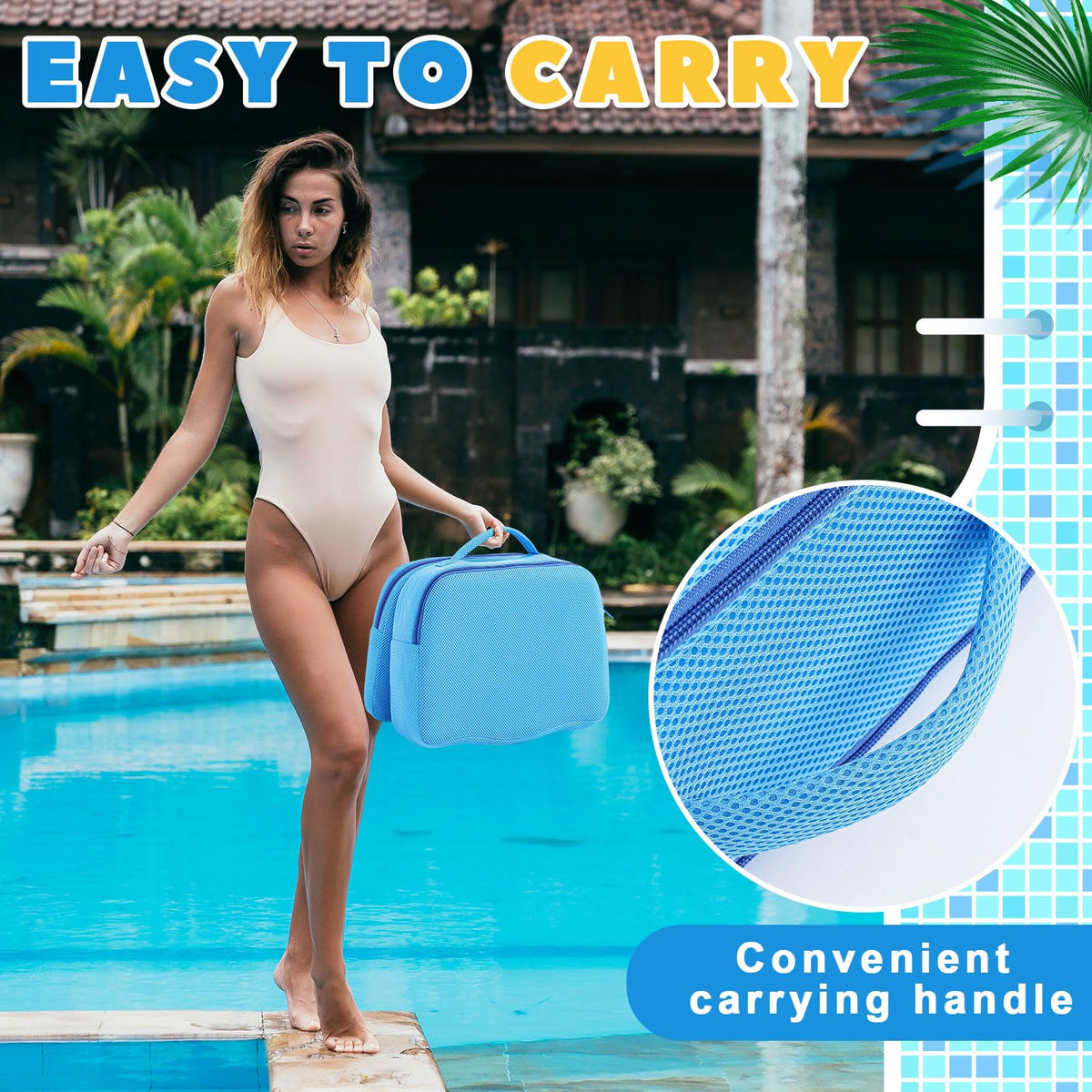 Yerliker weighted cushion sinks and prevents floating for stable spa seating.