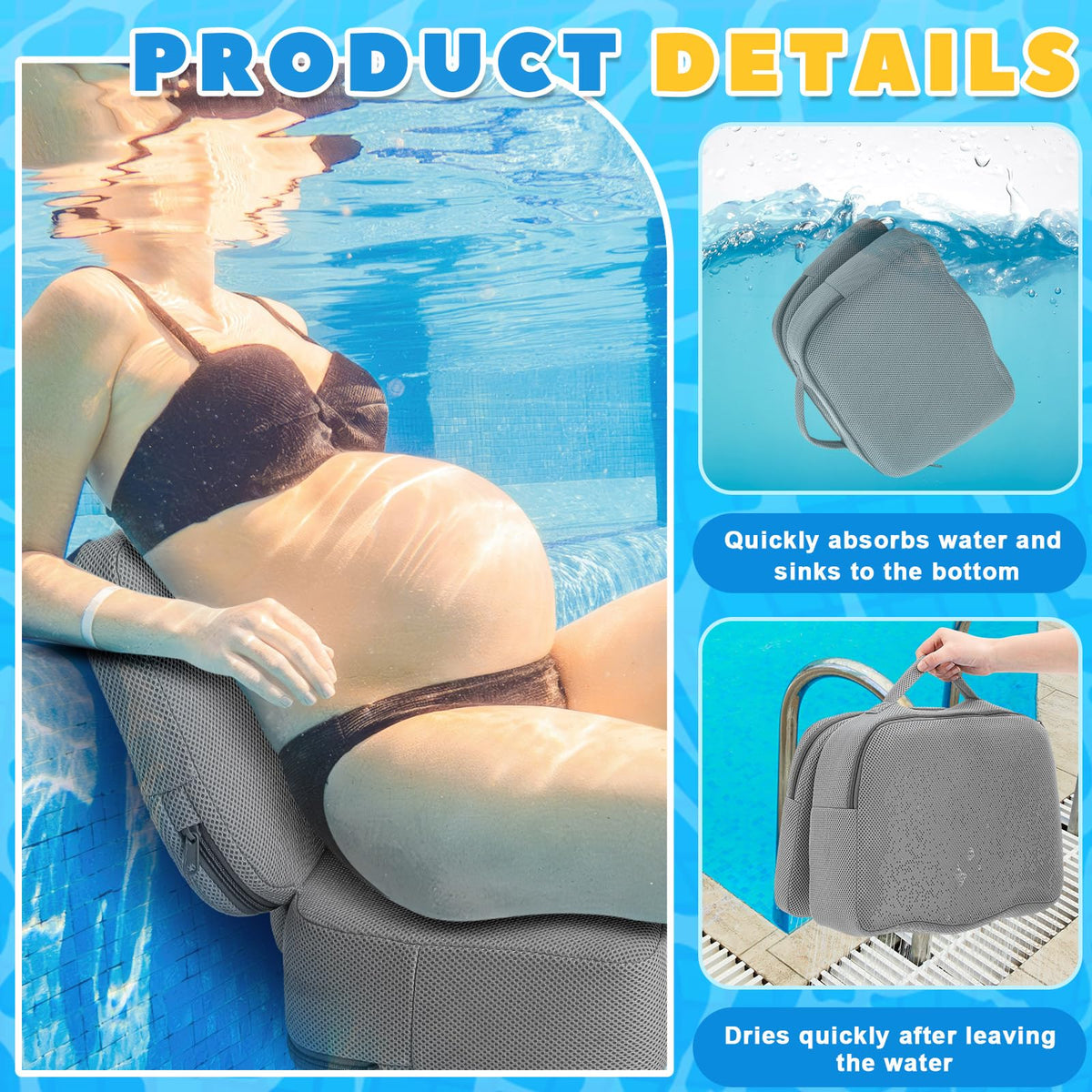 Yerliker weighted design sinks in water for stable seating