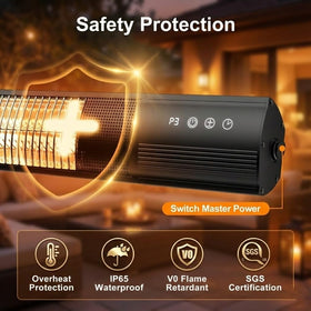 YESERLI carbon infrared tubes provide fast, direct body warmth.
