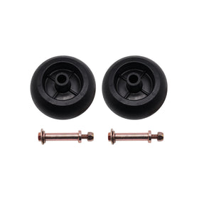 YESHINDA mower anti-scalp deck wheels kit installation view for quick setup and even cuts