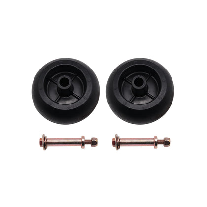 YESHINDA mower anti-scalp deck wheels kit installation view for quick setup and even cuts