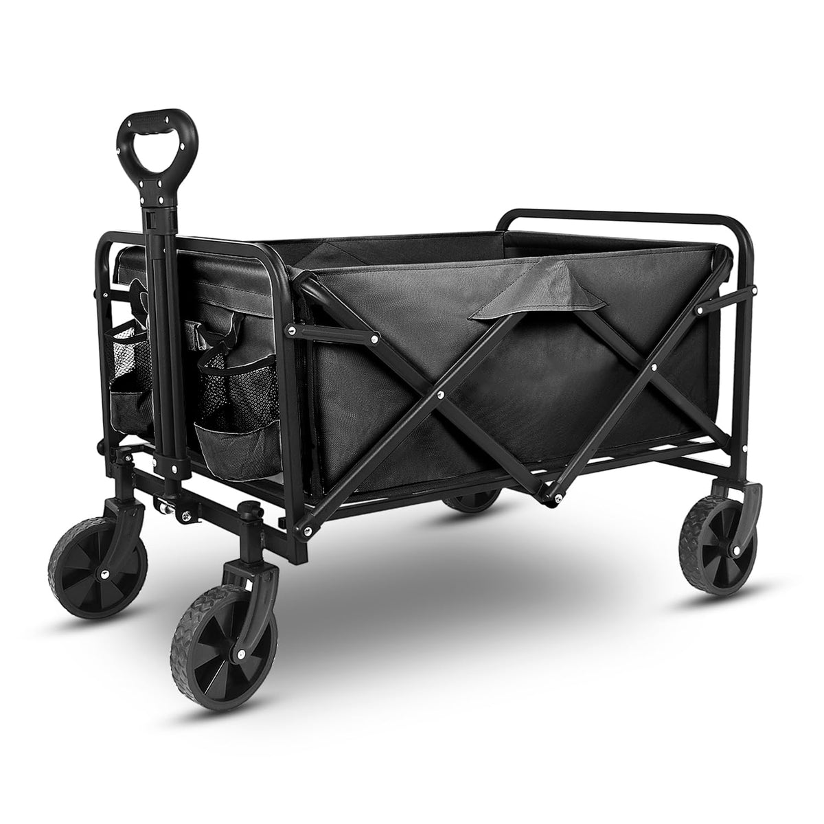 Yesker Foldable Wagon compact folding for easy storage and transport