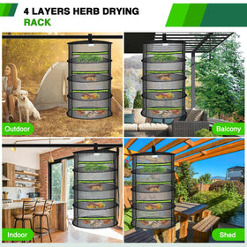 Yesker storage bag included enables easy transport and organized drying