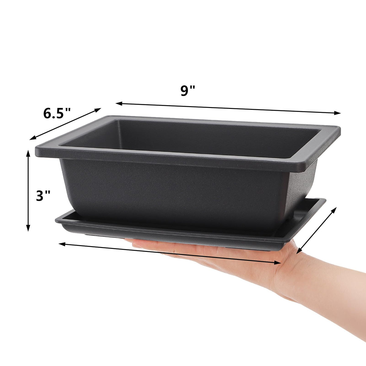 Yesland bonsai pots feature built-in mesh for reliable drainage and soil control.