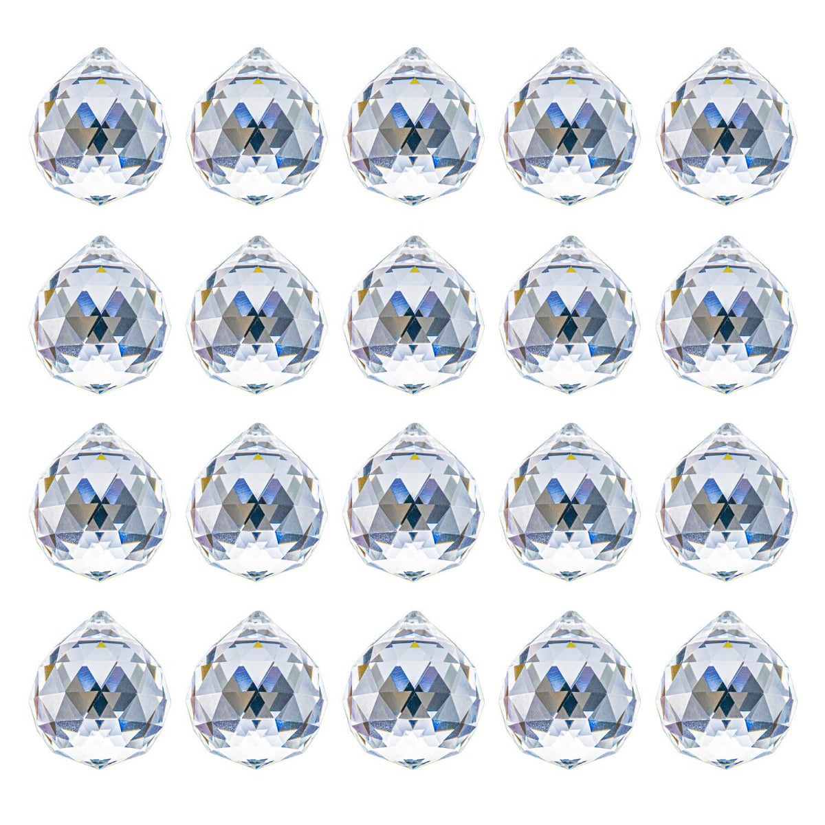 Yesland crystal ball prism with hanging hole for easy chandelier decor.