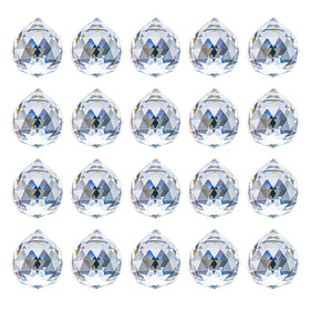 Yesland crystal ball prism with hanging hole for easy chandelier decor.