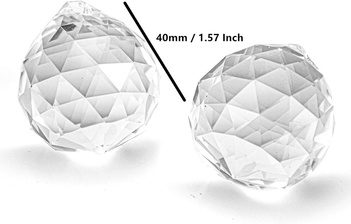 Yesland decorative prism balls ideal for chandeliers and windows.