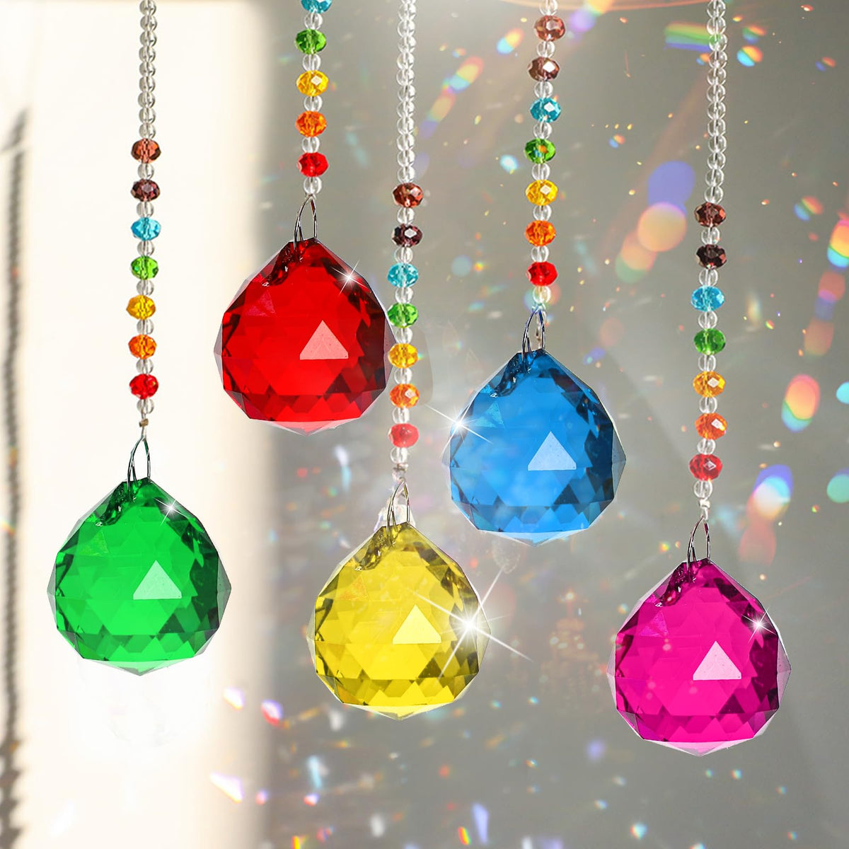 Yesland gift box prisms in 12 colors ready for gifting and decor.