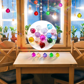 Yesland decorative window ornament creates colorful light patterns in any room.