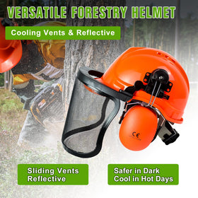 YesRight ANSI Z89.1 compliant forestry helmet for professional use