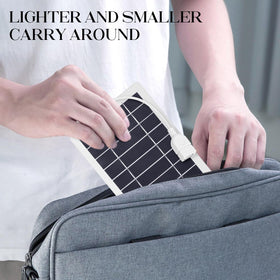 YESSZ durable weather-resistant solar panel charger close-up design highlights resilience