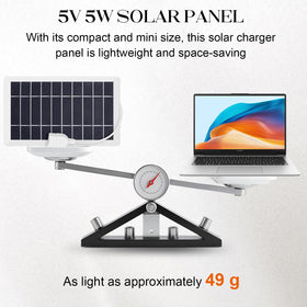 YESSZ USB solar panel charger packaging shows convenient two-pack kit